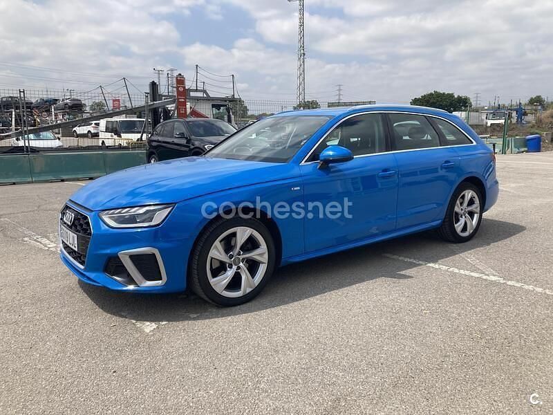 Azul Usado 2020 Audi A4 S-Line Familiar | 20.000 € - Imagen 1/4