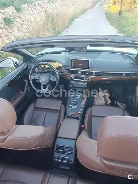 Usado Audi A5 Cabriolet S-Line 252 CV (185 kW) 2018 Blanco Descapotable