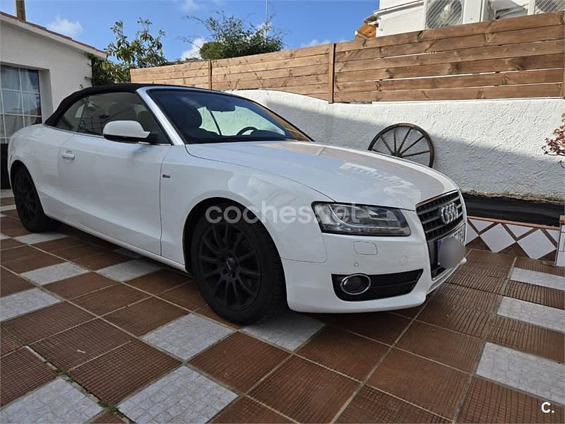 Usado Audi A5 Cabriolet S-Line 211 CV (155 kW) 2010 Blanco Descapotable