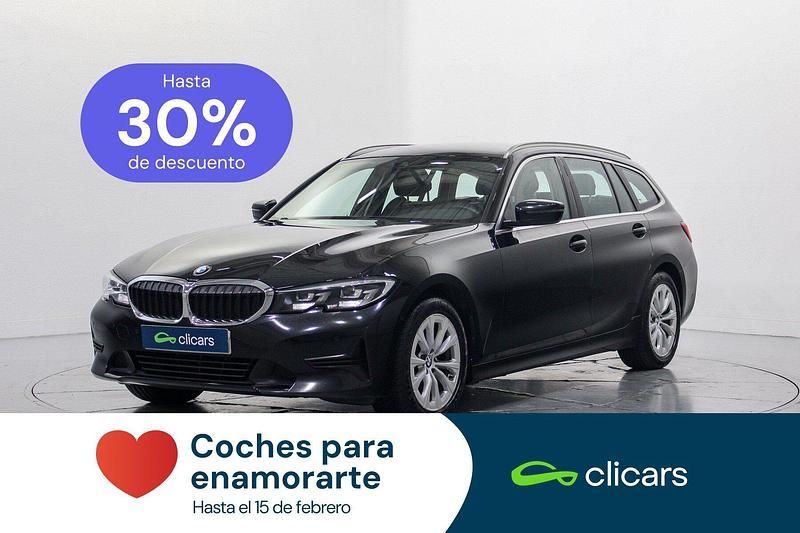 Negro Usado 2020 BMW 318 Familiar | 18.990 € (Precio justo) - Imagen 1/4