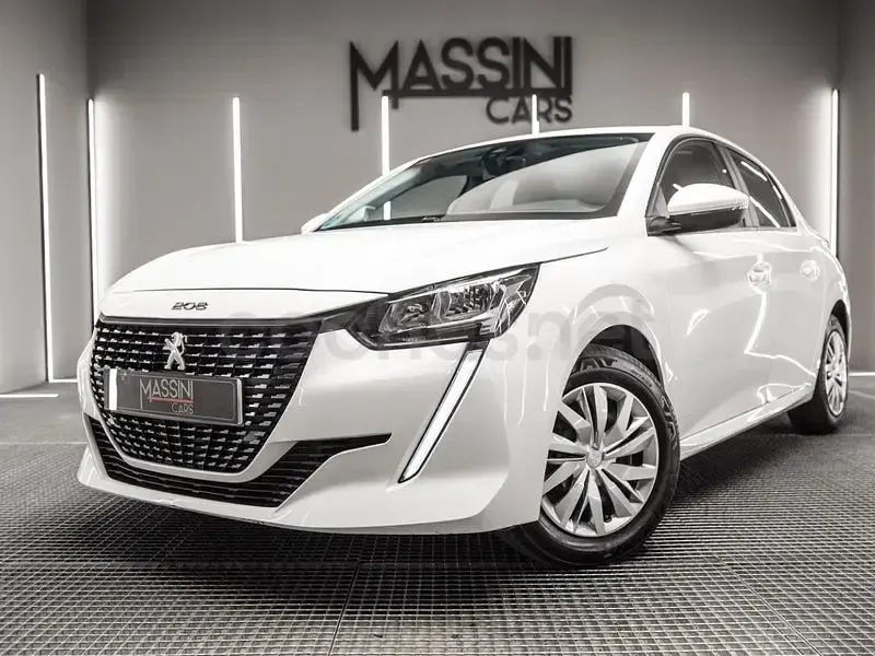 Usado Peugeot 208 Active 100 CV (73 kW) 2022 Blanco Utilitario