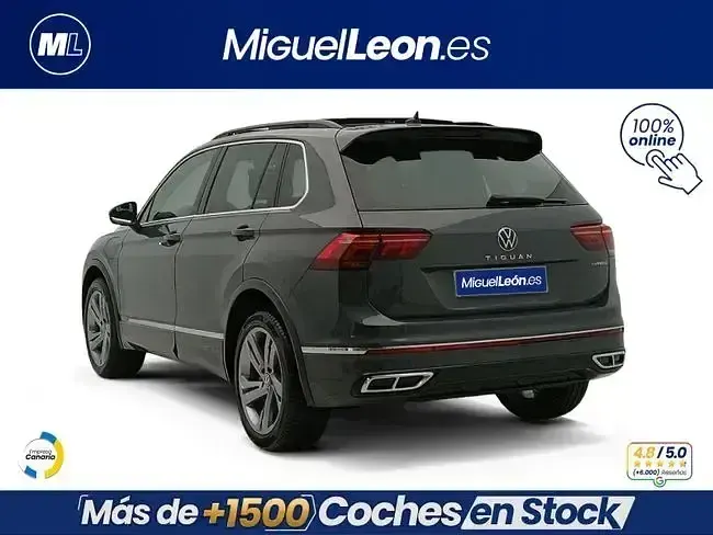 Usado VW Tiguan R-line 245 CV (180 kW) 2022 Gris SUV