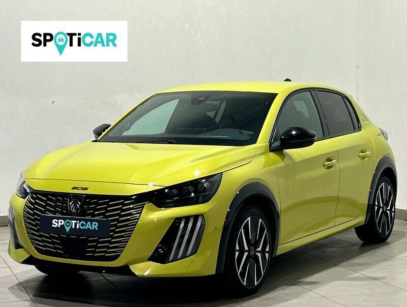 Amarillo Nuevo 2024 Peugeot e-208 GT Utilitario | 32.000 € - Imagen 1/4