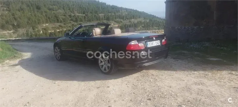 Usado BMW 320 Cabriolet 192 CV (141 kW) 2003 Negro Descapotable