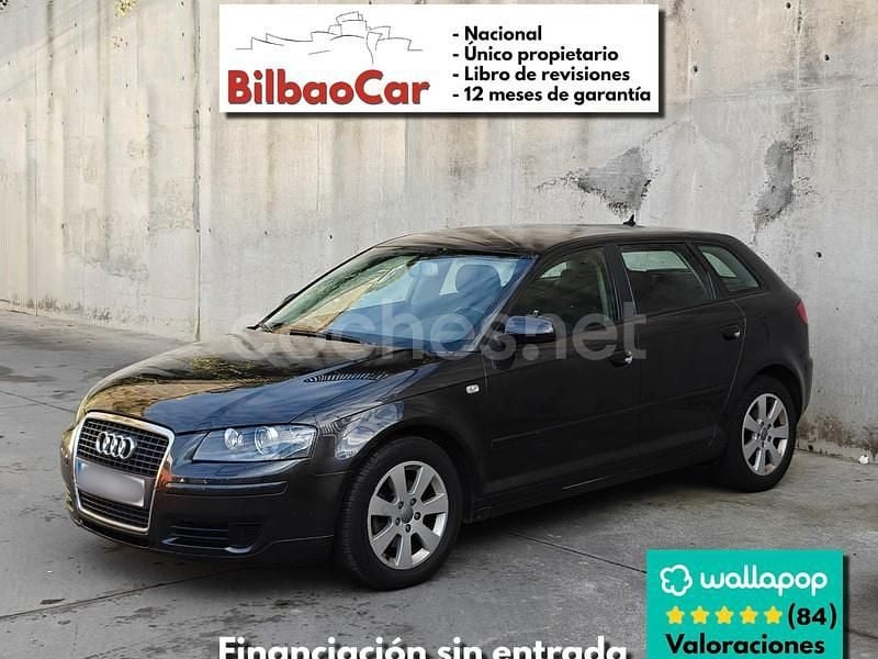 Negro Usado 2007 Audi A3 Ambition Berlina | 7200 € (Precio justo) - Imagen 1/4