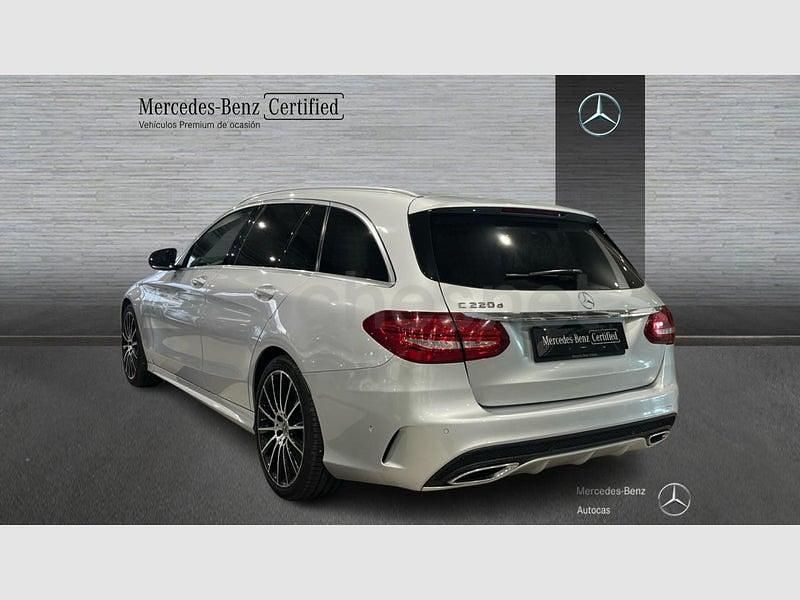 Usado Mercedes C220 194 CV (142 kW) 2019 Gris / plata Familiar
