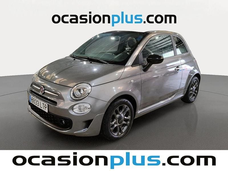 Gris Usado 2021 Fiat 500C Connect Descapotable | 11.355 € (Precio justo) - Imagen 1/4