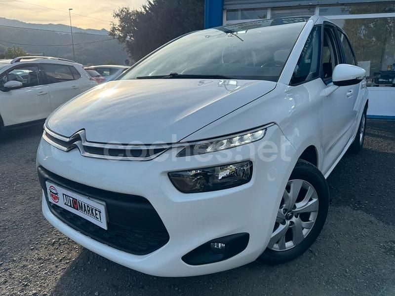 Blanco Usado 2015 Citroën C4 Picasso Intensive+ Monovolumen | 10.990 € (Precio justo) - Imagen 1/4