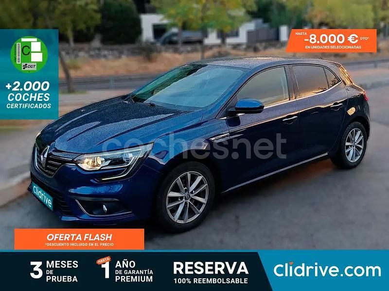Azul Usado 2017 Renault Mégane IV Zen Berlina | 11.890 € (Buen precio) - Imagen 1/3