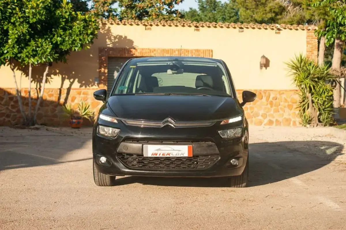 Usado Citroën C4 First 109 CV (80 kW) 2016 Negro Monovolumen