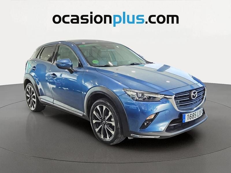 Usado Mazda CX-3 121 CV (88 kW) 2022 Azul SUV
