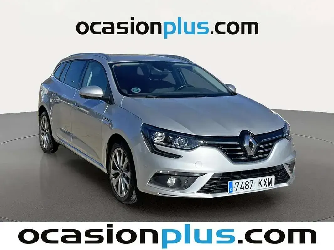 Usado Renault Mégane GrandTour Zen 140 CV (102 kW) 2019 Gris Familiar