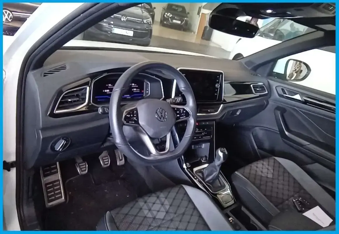 Usado VW T-Roc R-line 150 CV (110 kW) 2022 Blanco SUV