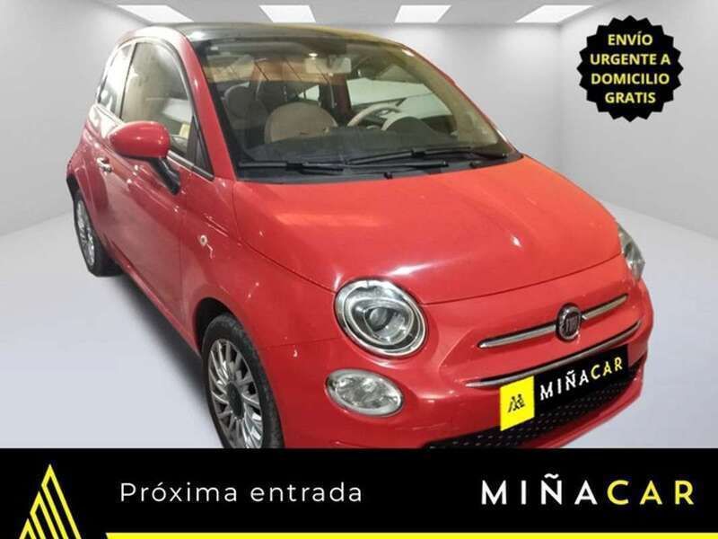 Rojo Usado 2021 Fiat 500C Lounge Descapotable | 9765 € (Precio justo) - Imagen 1/4