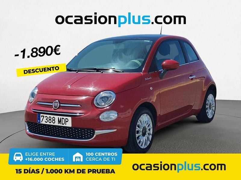 Rojo Usado 2023 Fiat 500 Dolcevita Utilitario | 11.990 € (Precio justo) - Imagen 1/4