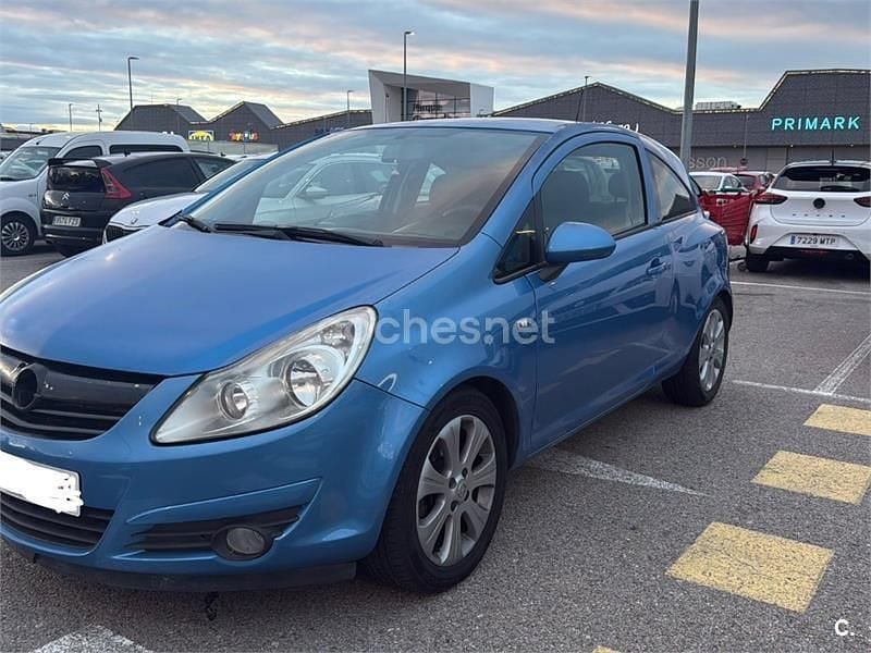 Usado Opel Corsa Enjoy 90 CV (66 kW) 2008 Azul Utilitario