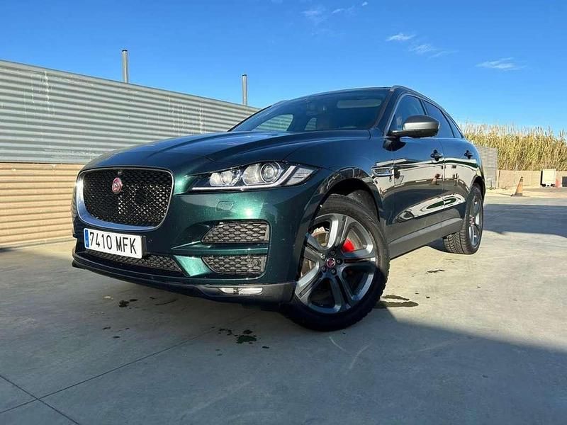 Verde Usado 2018 Jaguar F-Pace Pure SUV | 23.700 € (Un poco caro) - Imagen 1/4