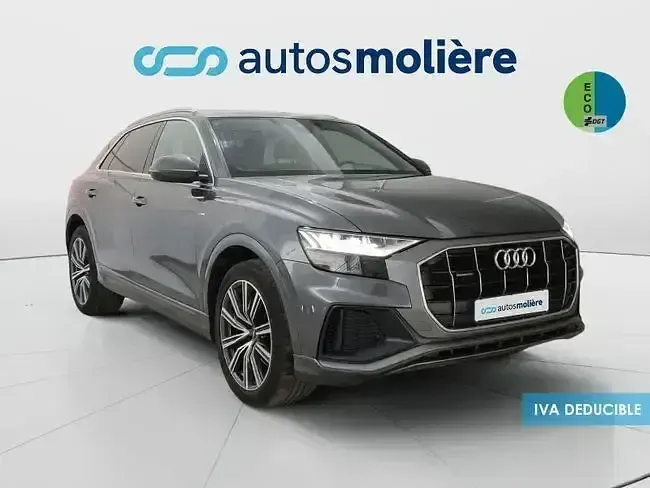 Usado Audi Q8 S-Line 286 CV (210 kW) 2022 Gris / plata SUV