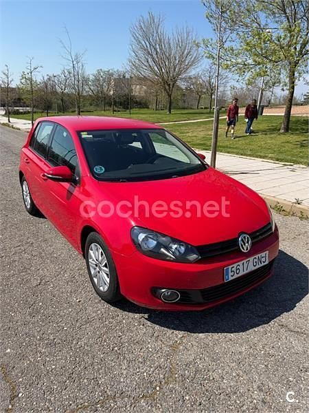 Usado VW Golf VI Sport 122 CV (89 kW) 2010 Rojo Utilitario