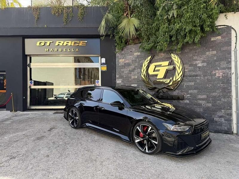 Usado Audi RS6 Exclusive 600 CV (441 kW) 2022 Negro Familiar