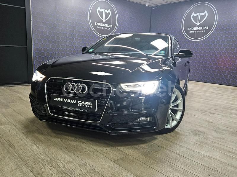 Negro Usado 2015 Audi A5 Sportback S-Line Berlina | 16.900 € (Precio justo) - Imagen 1/4