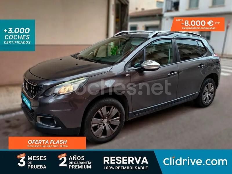 Gris / plata Usado 2017 Peugeot 2008 Style SUV | 7990 € (Precio justo) - Imagen 1/3