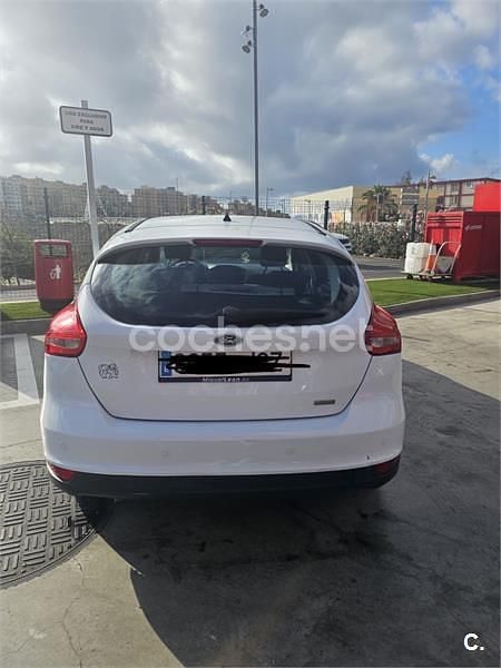 Usado Ford Focus Trend 125 CV (91 kW) 2015 Blanco Berlina