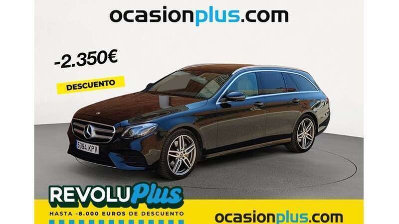 Negro Usado 2018 Mercedes E220 Familiar | 23.500 € (Super precio) - Imagen 1/4