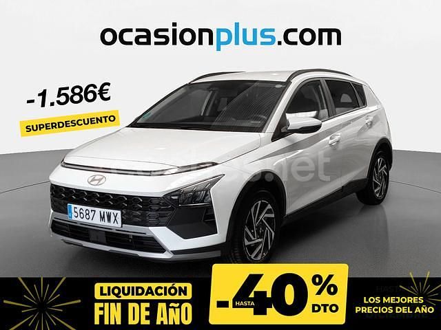 Blanco Usado 2024 Hyundai Bayon SUV | 17.450 € (Precio justo) - Imagen 1/4