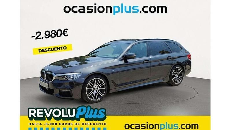 Gris Usado 2020 BMW 530 Familiar | 29.810 € (Buen precio) - Imagen 1/4