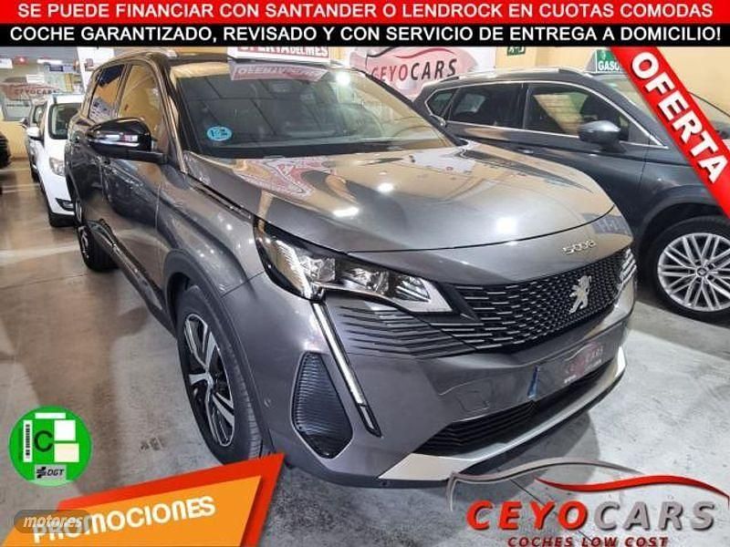 Gris / plata Usado 2021 Peugeot 5008 GT Monovolumen | 20.000 € (Precio justo) - Imagen 1/4