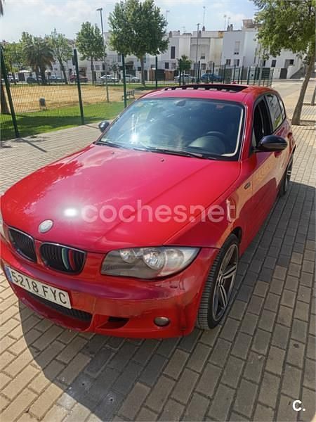 Usado BMW 118 122 CV (89 kW) 2007 Rojo Utilitario