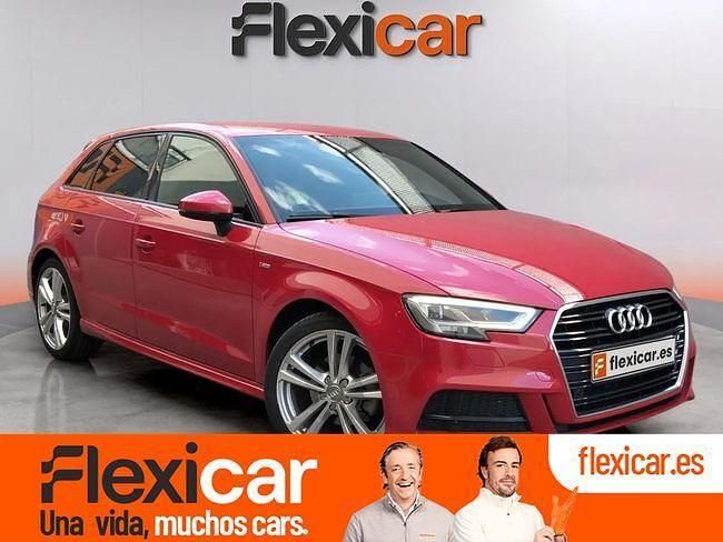 Usado Audi A3 S-Line 116 CV (85 kW) 2019 Rojo Berlina