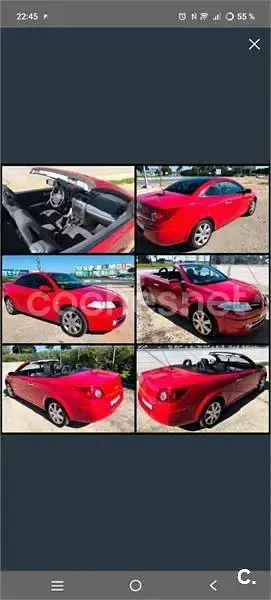 Usado Renault Mégane Cabriolet Dynamique 130 CV (95 kW) 2007 Rojo Descapotable