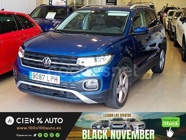 Azul Usado 2021 VW T-Cross Advance SUV | 16.900 € (Buen precio) - Imagen 1/4
