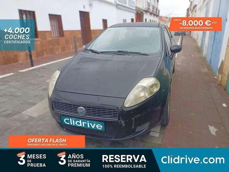 Usado Fiat Grande Punto 95 CV (69 kW) 2007 Negro Utilitario