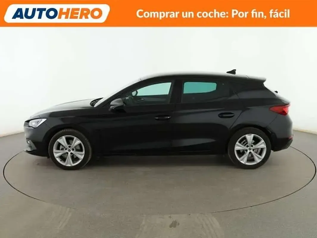 Usado Seat Leon FR 150 CV (110 kW) 2024 Negro Berlina