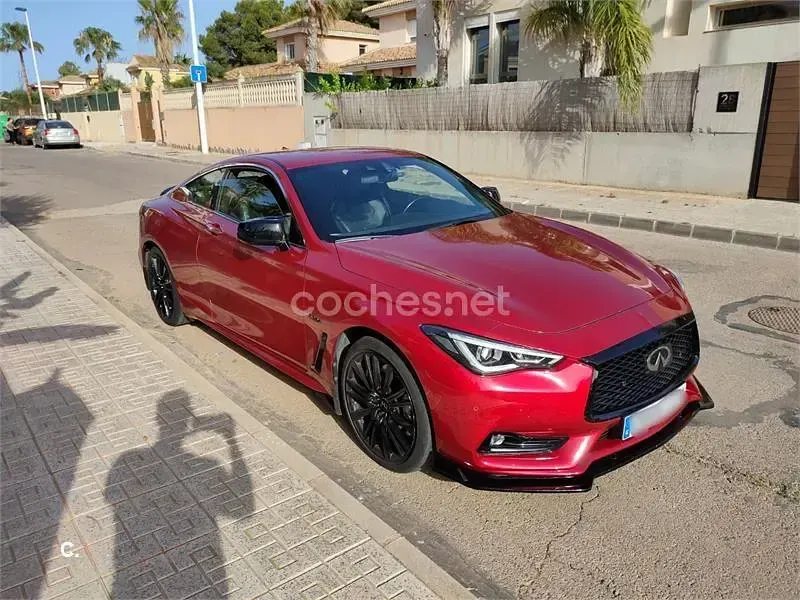 Usado Infiniti Q60 Sport Tech 211 CV (155 kW) 2017 Rojo Coupe