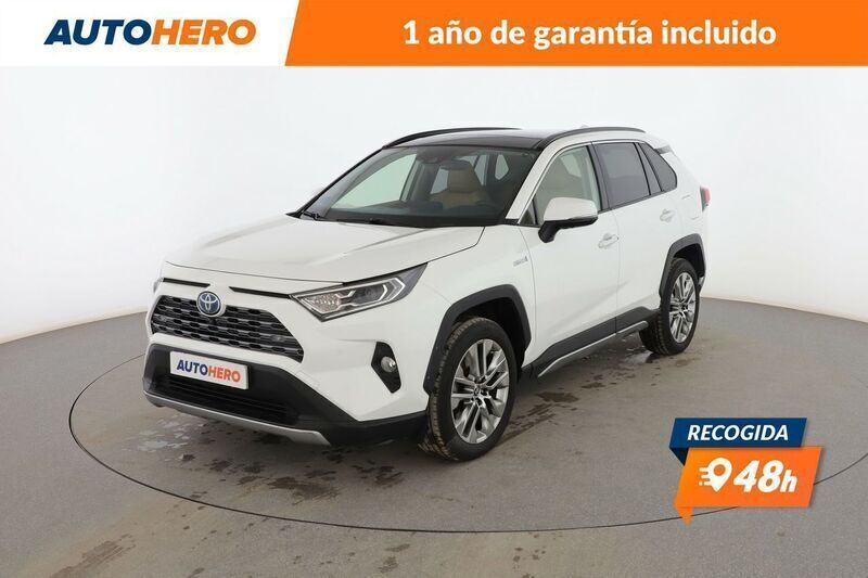 Blanco Usado 2021 Toyota RAV4 Hybrid Luxury SUV | 33.399 € (Un poco caro) - Imagen 1/3