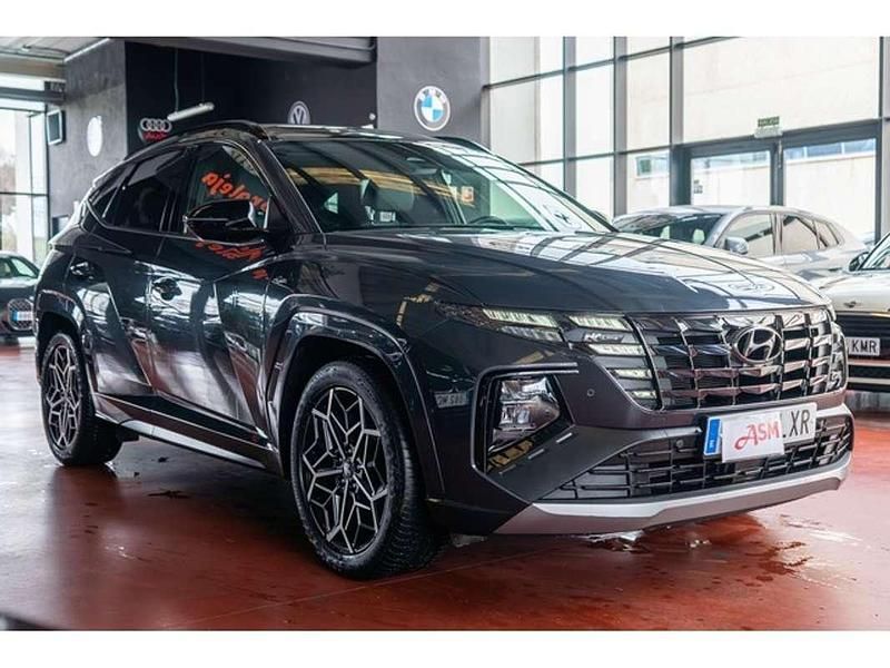 Usado Hyundai Tucson N Line 136 CV (100 kW) 2022 Gris SUV