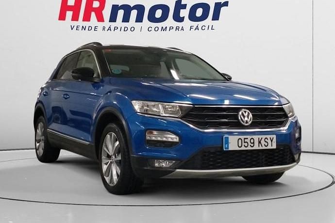 Gris Usado 2019 VW T-Roc Advance SUV | 19.010 € (Precio justo) - Imagen 1/4