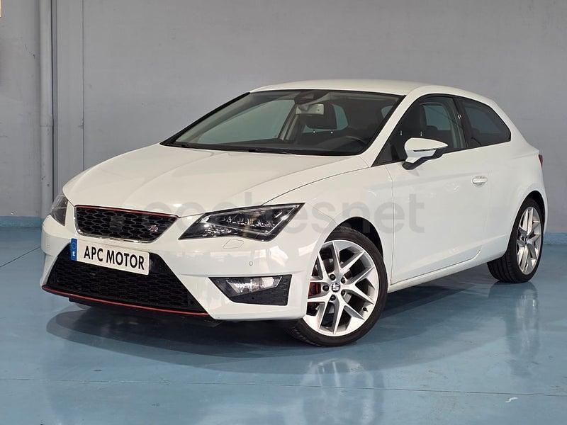 Usado Seat Leon SC FR 140 CV (102 kW) 2013 Blanco Utilitario