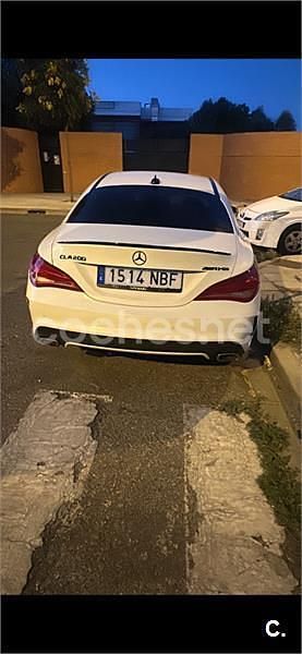Usado Mercedes CLA200 AMG line 136 CV (100 kW) 2015 Blanco Berlina