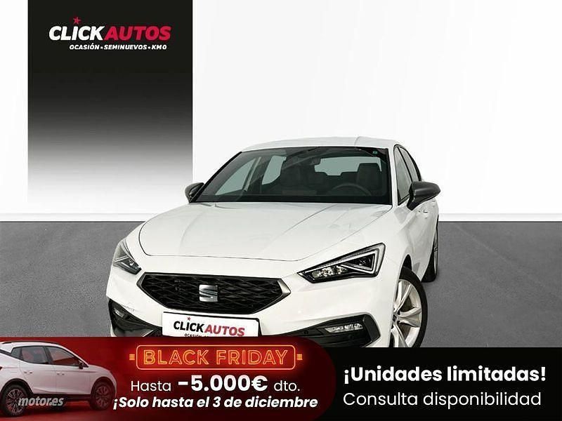 Blanco Usado 2023 Seat Leon FR Berlina | 20.300 € (Precio justo) - Imagen 1/4