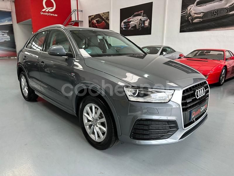 Usado Audi Q3 S-Line 184 CV (135 kW) 2016 Gris / plata SUV