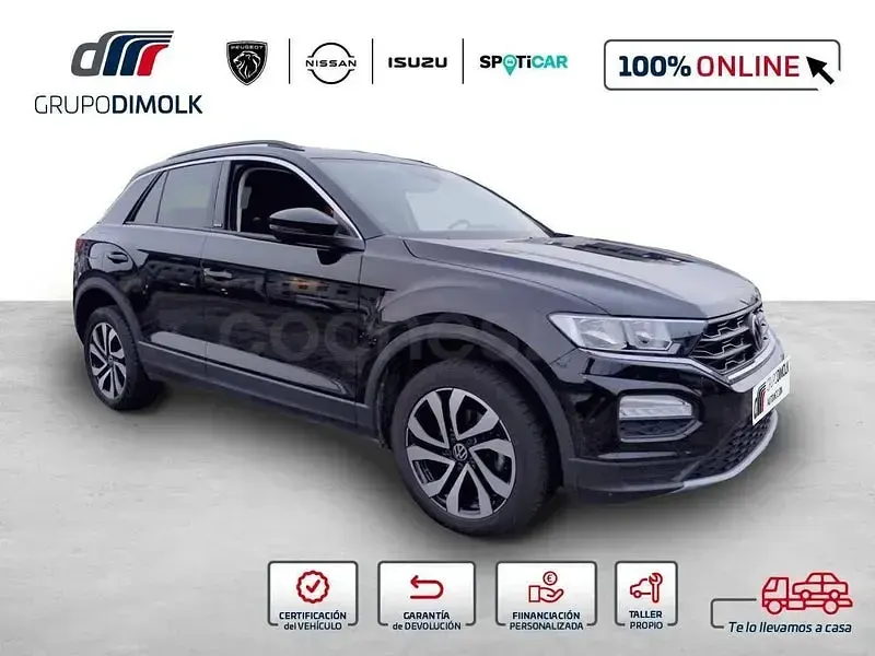 Usado VW T-Roc Advance 110 CV (80 kW) 2021 Negro SUV