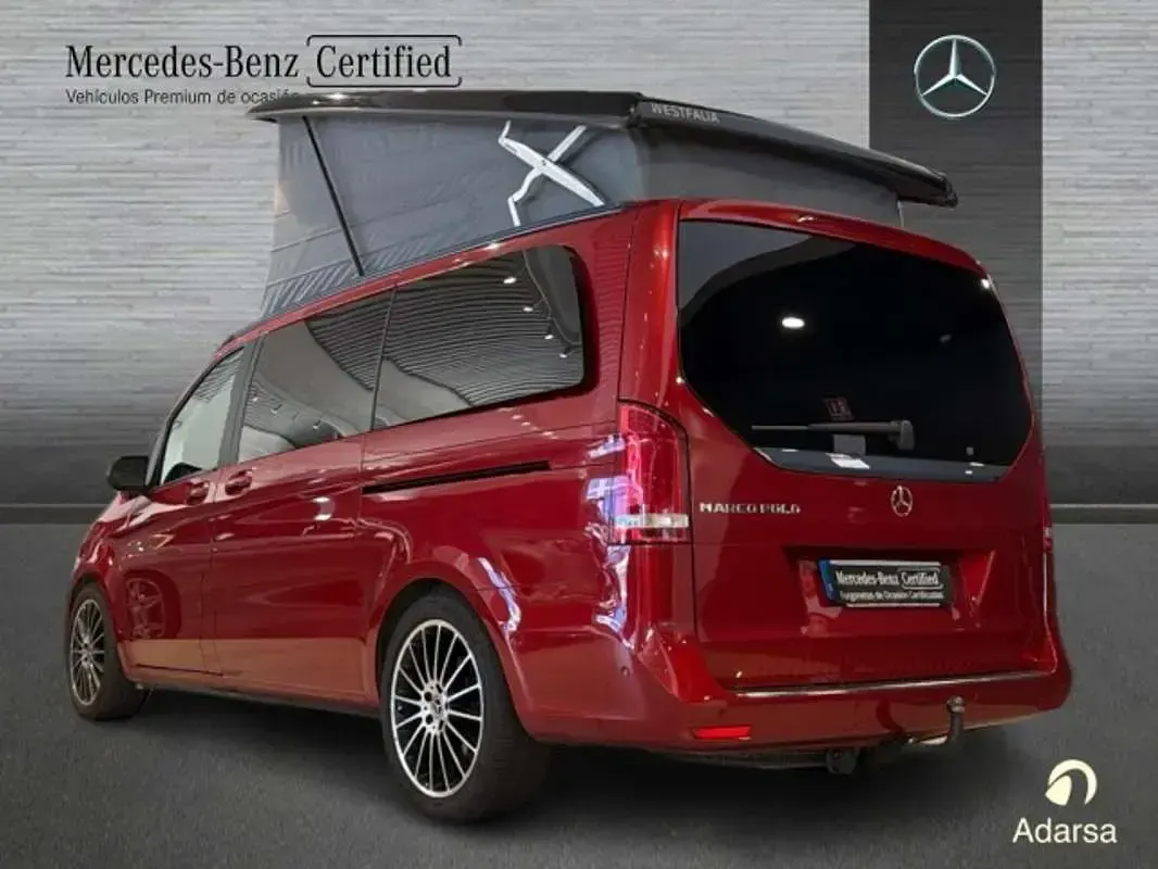 Usado Mercedes V300 Marco Polo 239 CV (175 kW) 2021 Rojo Monovolumen