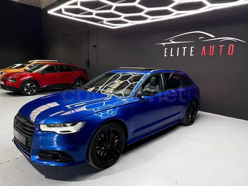 Usado Audi A6 Competition 326 CV (239 kW) 2015 Azul Familiar