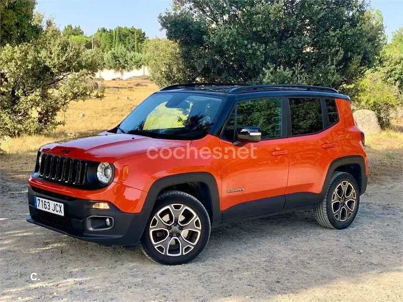 Usado Jeep Renegade Limited 140 CV (102 kW) 2015 Naranja SUV