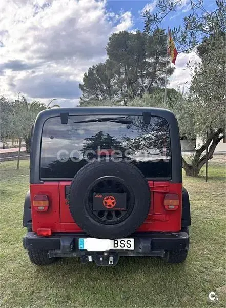 Usado Jeep Wrangler 118 CV (86 kW) 2002 Rojo SUV